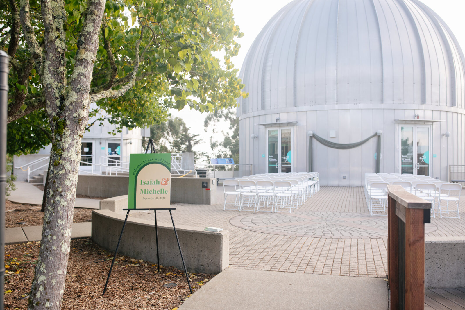 Wedding at Chabot Space & Science Center