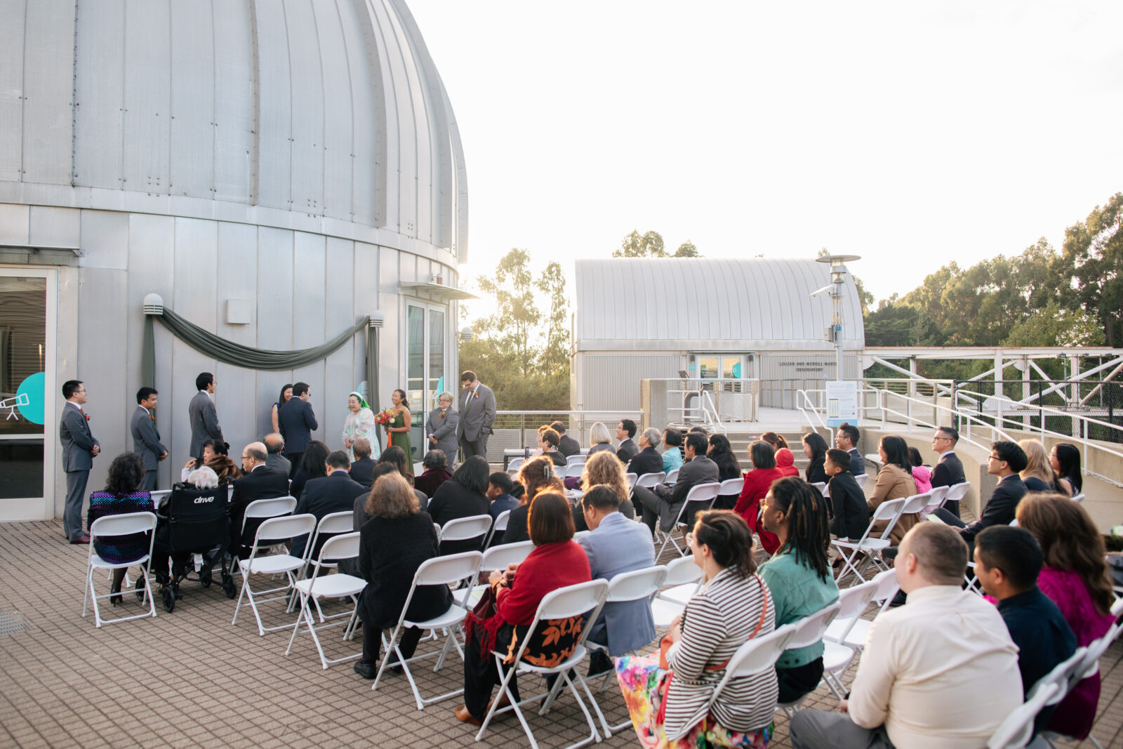 Wedding at Chabot Space & Science Center